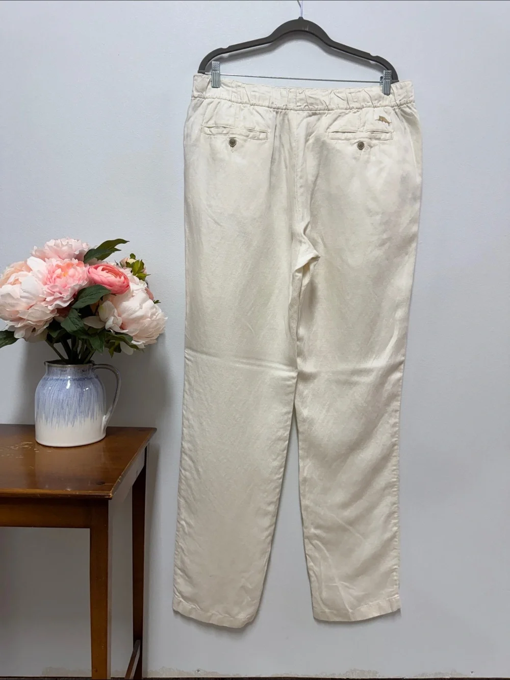 Tommy Bahama Cream Straight-Leg Chinos